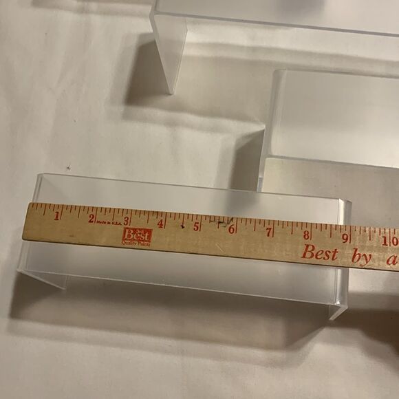 10 piece set of clear acrylic display risers 5 sizes for candy or jewelry, etc. - Picture 5 of 14